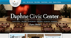 Desktop Screenshot of daphneciviccenter.org